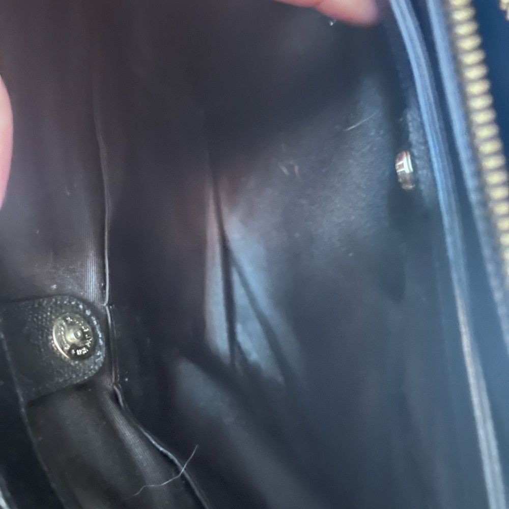 Coach Black Leather Satchel - Picture 6 of 7